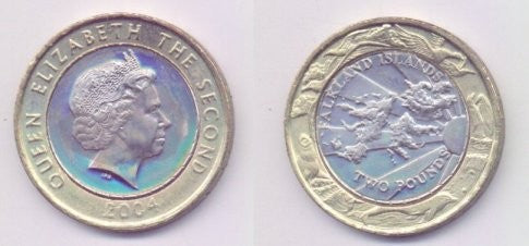 (137) Islas Malvinas. 2004. 2 Pounds (SC)