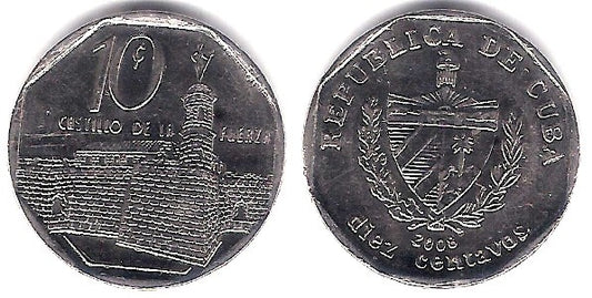 (576.2) Cuba. 2008. 10 Centavos (EBC)