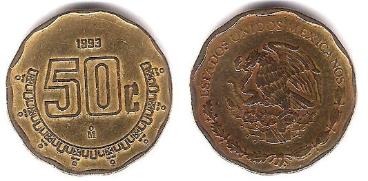 (549) Estados Unidos Mexicanos. 2004. 50 Centavos (MBC)