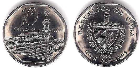 (576.2) Cuba. 2000. 10 Centavos (SC)