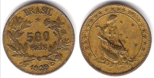 (524) Brasil. 1928. 500 Reis (MBC)