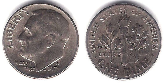 (195a) Estados Unidos de América. 1971(D). 1 Dime (MBC)