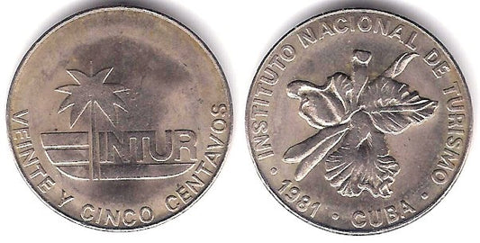 (417) Cuba. 1981. 25 Centavos (MBC+)