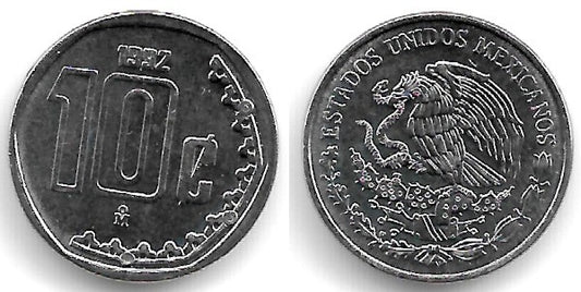 (547) Estados Unidos Mexicanos. 1992. 10 Centavos (SC)