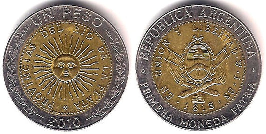 Argentina. 2010. 1 Peso (MBC)