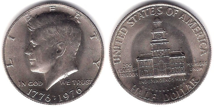 (205) Estados Unidos de América. 1976. Half Dollar (SC)