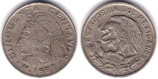 (451) Estados Unidos Mexicanos. 1967. 5 Centavos (MBC)