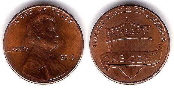 (465) Estados Unidos de América. 2013. 1 Cent (EBC)