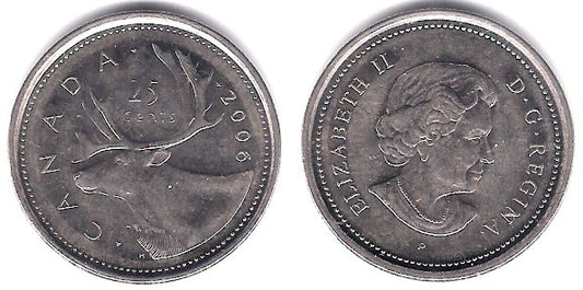 (493) Canadá. 2006. 25 Cents (MBC+)