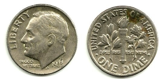 (195a) Estados Unidos de América. 1983(P). 1 Dime (EBC)
