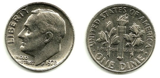 (195a) Estados Unidos de América. 1978. 1 Dime (SC)