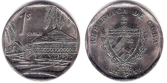 (579.2) Cuba. 2016. 1 Peso (EBC+)