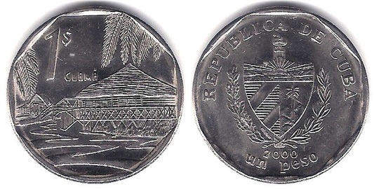 (579.2) Cuba. 2000. 1 Peso (EBC)