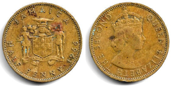 (38) Jamaica. 1966. Half Penny (BC/BC+)