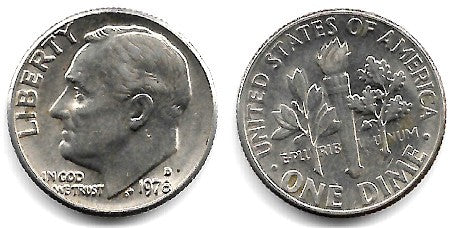(195a) Estados Unidos de América. 1978(D). 1 Dime (MBC+)