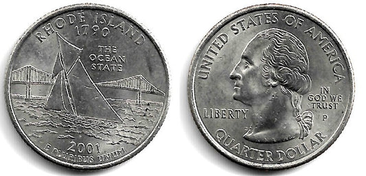 (320) Estados Unidos de América. 2001(P). Quarter Dollar (EBC)