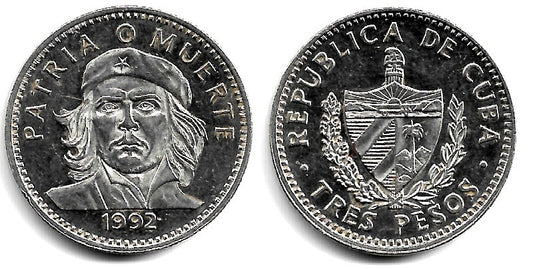 (346a) Cuba. 1992. 3 Pesos (EBC)