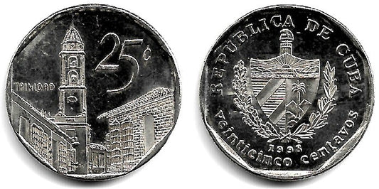 (577.2) Cuba. 1998. 25 Centavos (EBC)