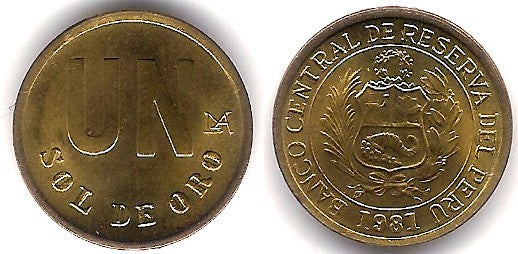 (266.2) Perú. 1981. 1 Sol de Oro (SC)