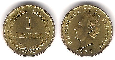 (135.2) El Salvador. 1977. 1 Centavo (EBC)