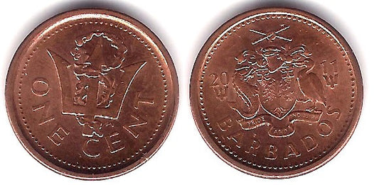 (10) Barbados. 2011. 1 Cent (EBC+)