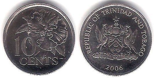 (31) Trinidad y Tobago. 2006. 10 Cents (SC)