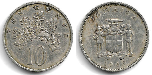 (47) Jamaica. 1969. 10 Cents (BC/BC+)