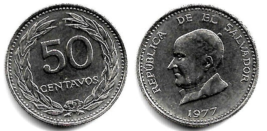 (140.2) El Salvador. 1977. 50 Centavos (SC)