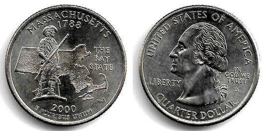 (305) Estados Unidos de América. 2000(D). Quarter Dollar (SC-)