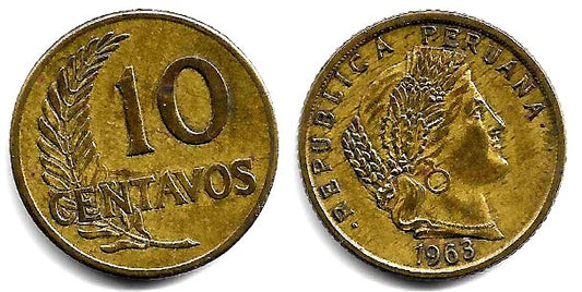 (224.2) Perú. 1963. 10 Centavos (MBC)