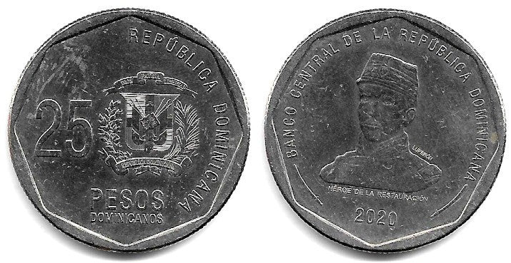 República Dominicana. 2020. 25 Pesos (EBC)