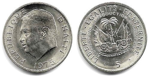 (119) Haití. 1975. 5 Centimes (SC)