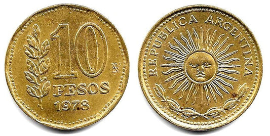 (72) Argentina. 1978. 10 Pesos (MBC+)