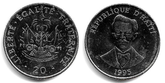 (152a) Haití. 1995. 20 Centimes (SC)